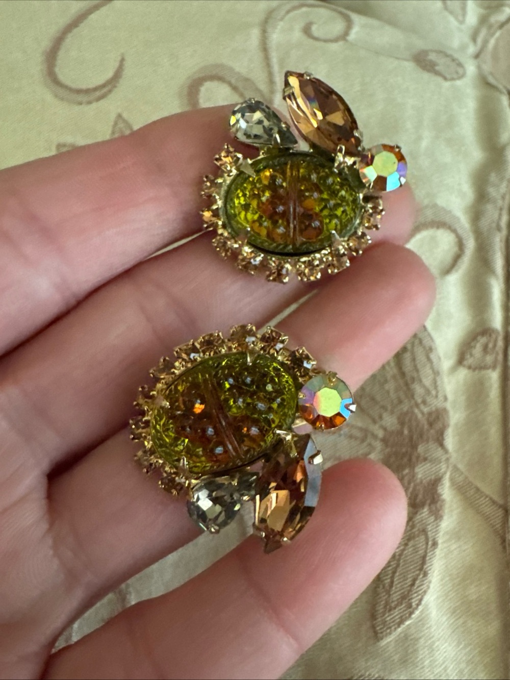 Vintage Juliana D&E clip on earrings - Picture 8 of 9